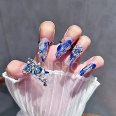 【TNN-SP-Aquarius】 Handmade Press-On Nails Aquarius