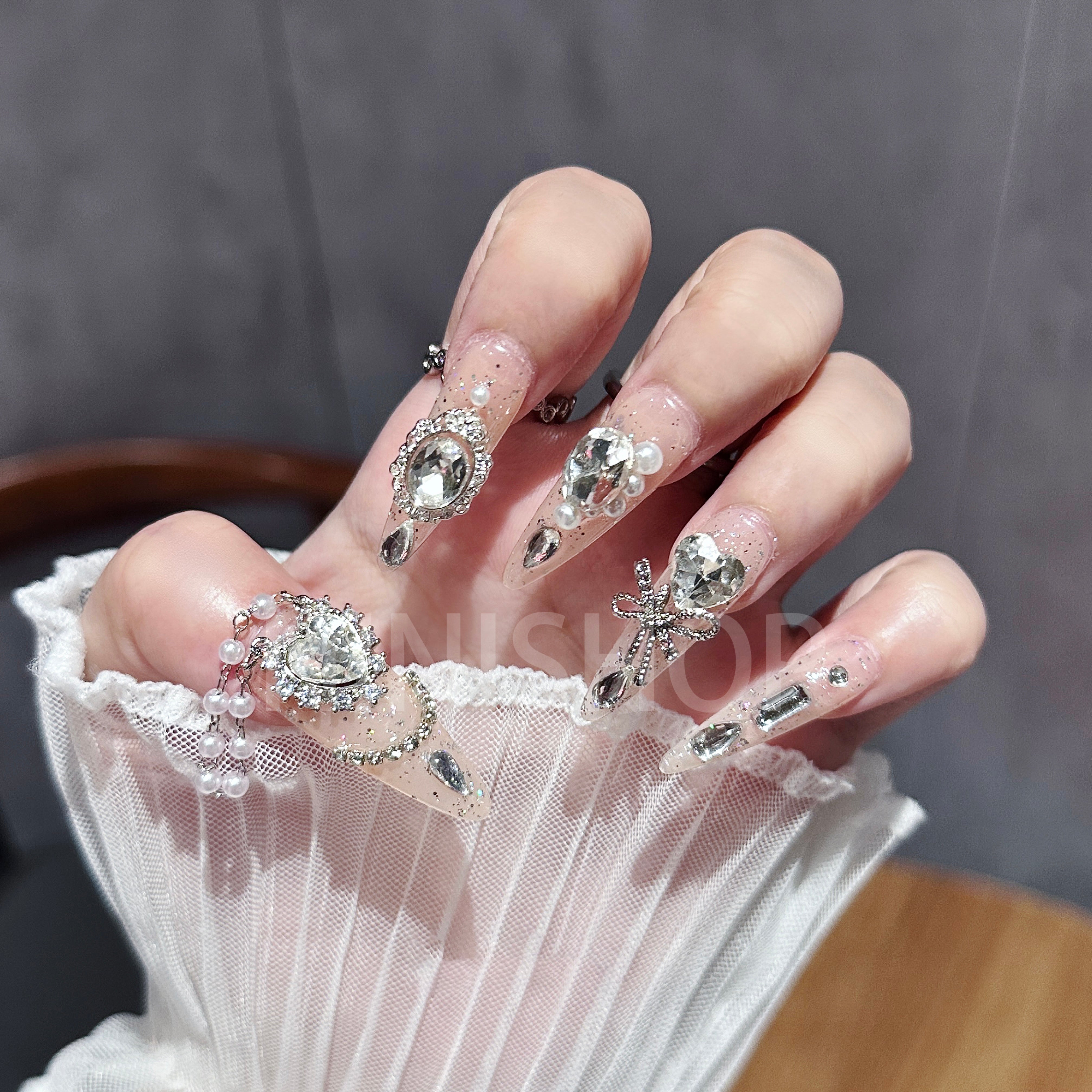 【TNN-JX-Cancer】 Handmade Press-On Nails Cancer constellation