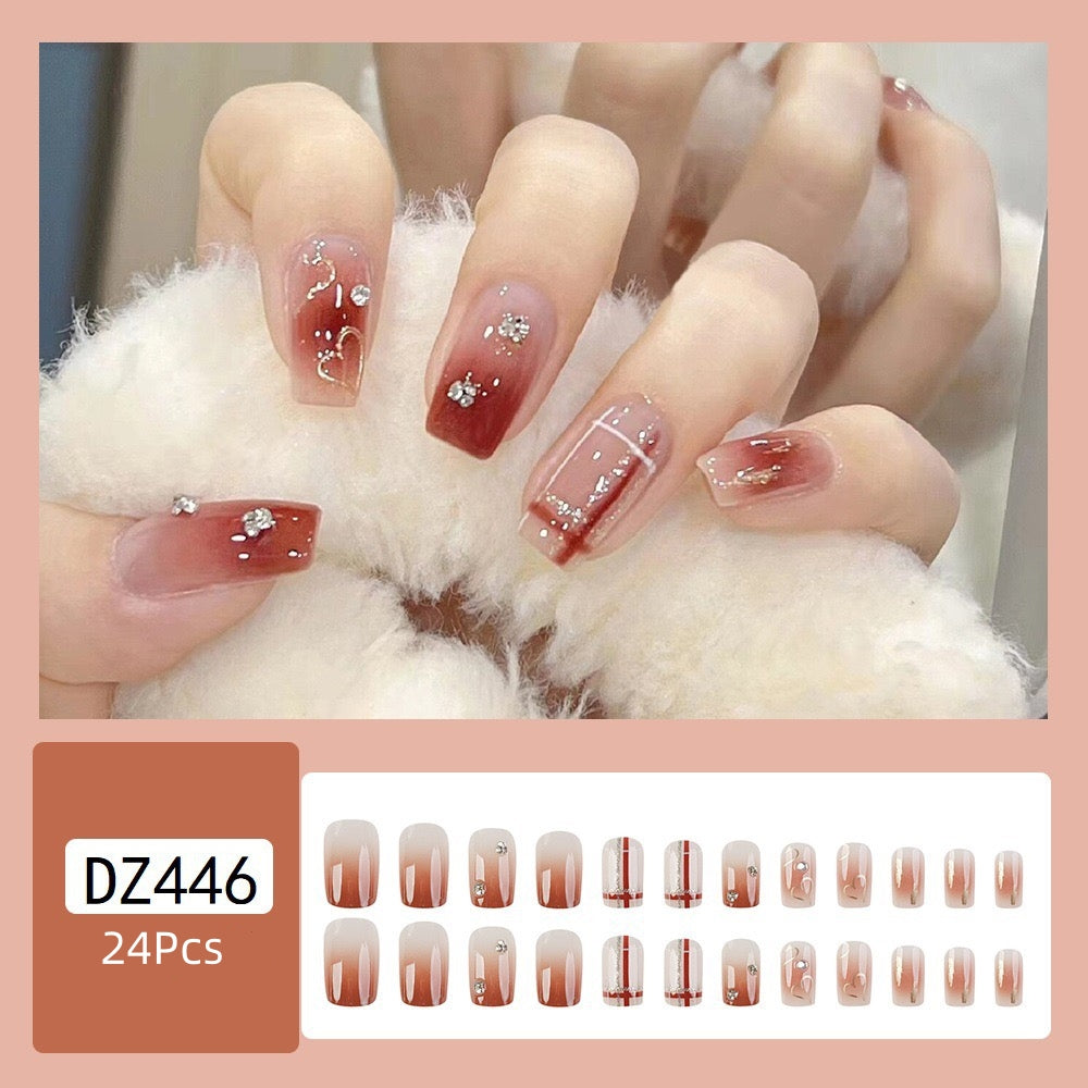 【YTT-DZ446】Sweetheart red brown