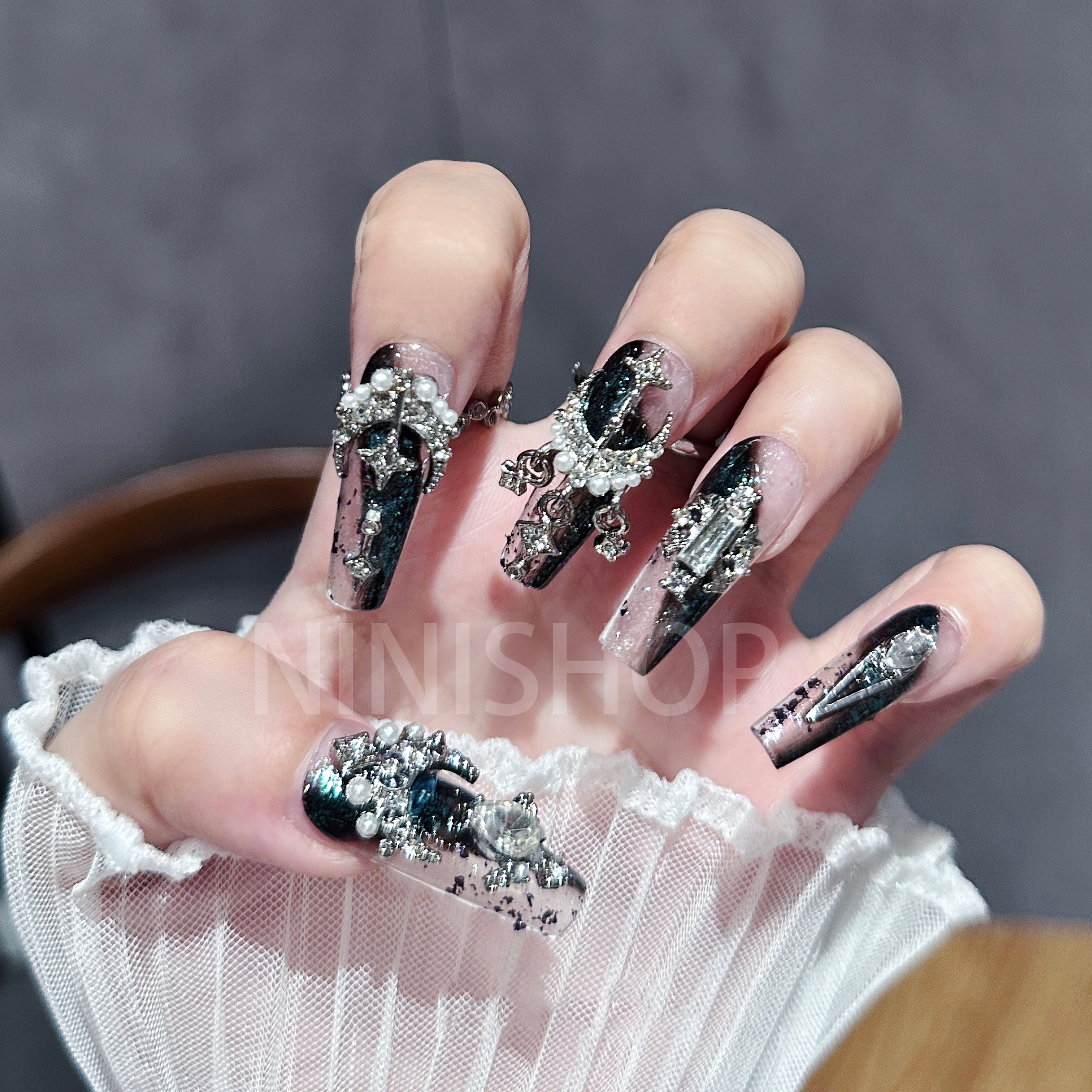 【TNN-SS-Sagittariusr】 Handmade Press-On Nails Sagittarius